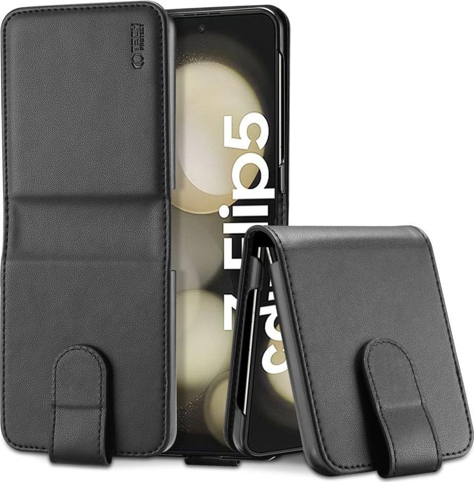 Tech-Protect Etui Tech-protect Wallet Samsung Galaxy Z Flip 5 Black