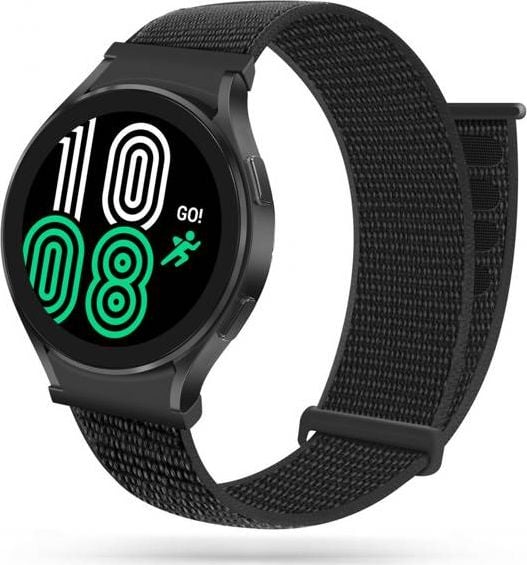 Curea Tech-Protect Nylon Tech-Protect Samsung Galaxy Watch 4 40/42/44/46mm Negru