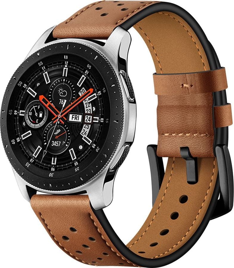 Tech-Protect Samsung Galaxy Watch 46mm Curea din piele maro