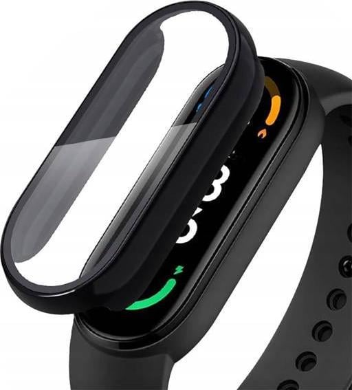 Accesorii Smartwatch - Carcasa cu protectie ecran TECH-PROTECT Defense 360 compatibila cu Xiaomi Mi Band 7 Black
