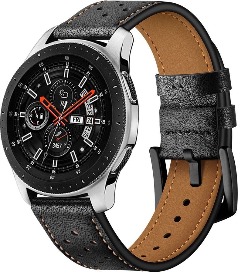 Tech-Protect TECH-PROTECT LEATHER SAMSUNG GALAXY WATCH 42MM BLACK