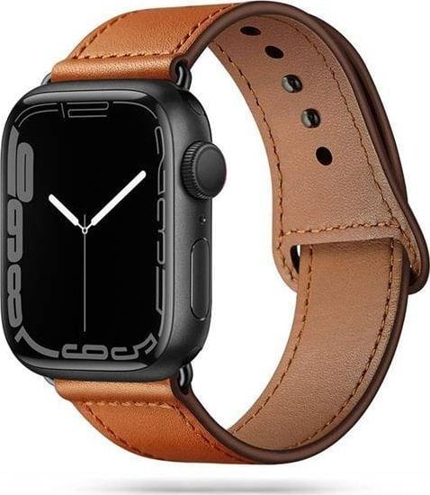 Tech-Protect TECH-PROTECT LEATHERFIT APPLE WATCH 4 / 5 / 6 / 7 / 8 / SE (38 / 40 / 41MM) MARO