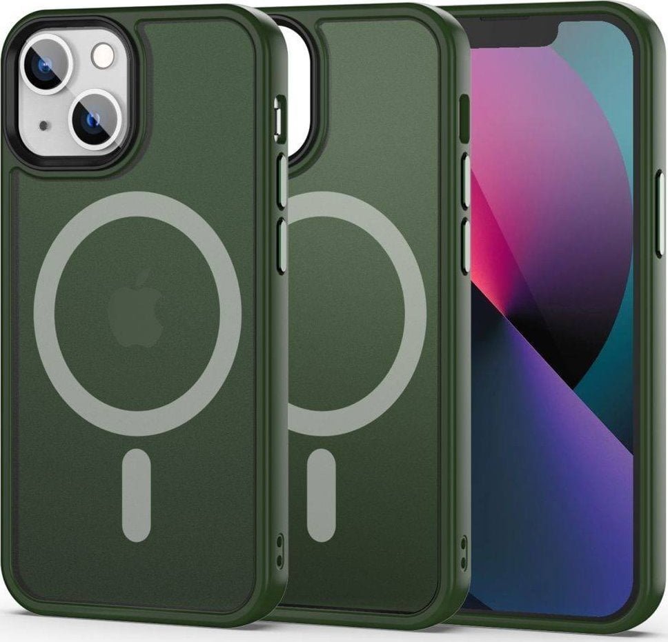 Tech-Protect Tech-protect Magmat Husa MagSafe Apple iPhone 13 mini Verde Mat