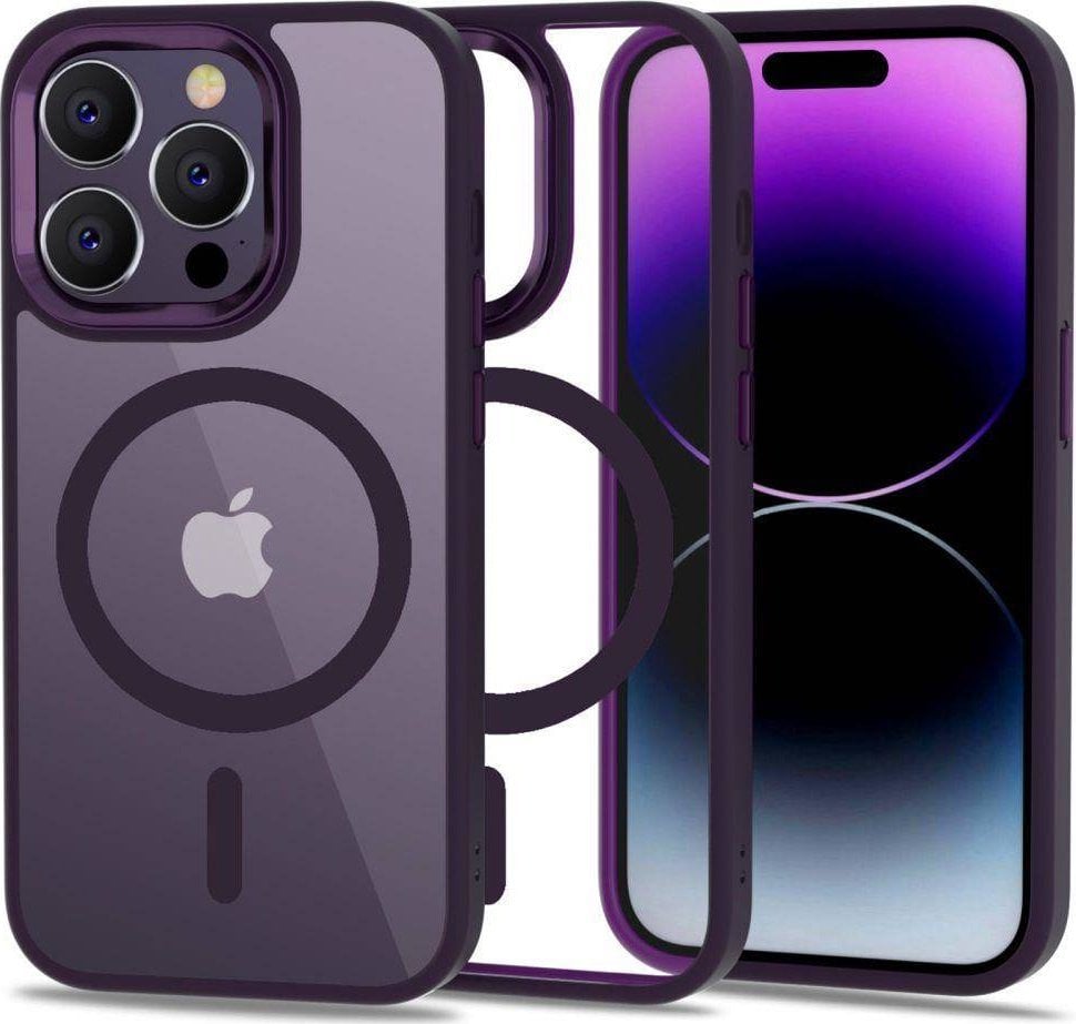 Tech-Protect Tech-protect Magmat MagSafe Husă Apple iPhone 14 Pro Max Deep Purple/clară