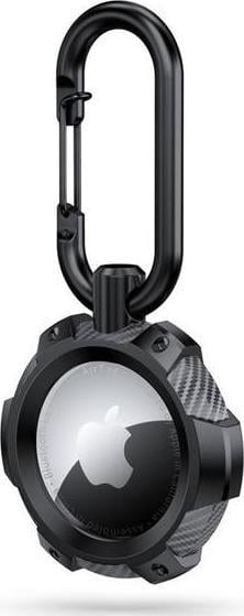 Alte gadgeturi - Husa de protectie TECH-PROTECT TpuCarbon compatibila cu Apple AirTag Black