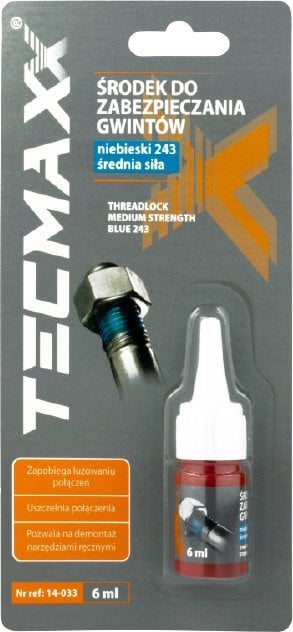 TECMAXX Threadlocker albastru - mediu 6ml TECMAXX