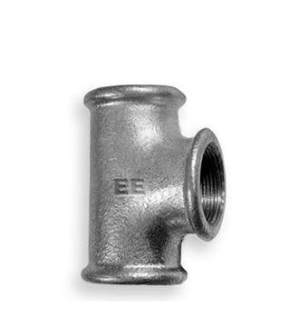 Tee równoprzelotowy 2,5 „Zinc