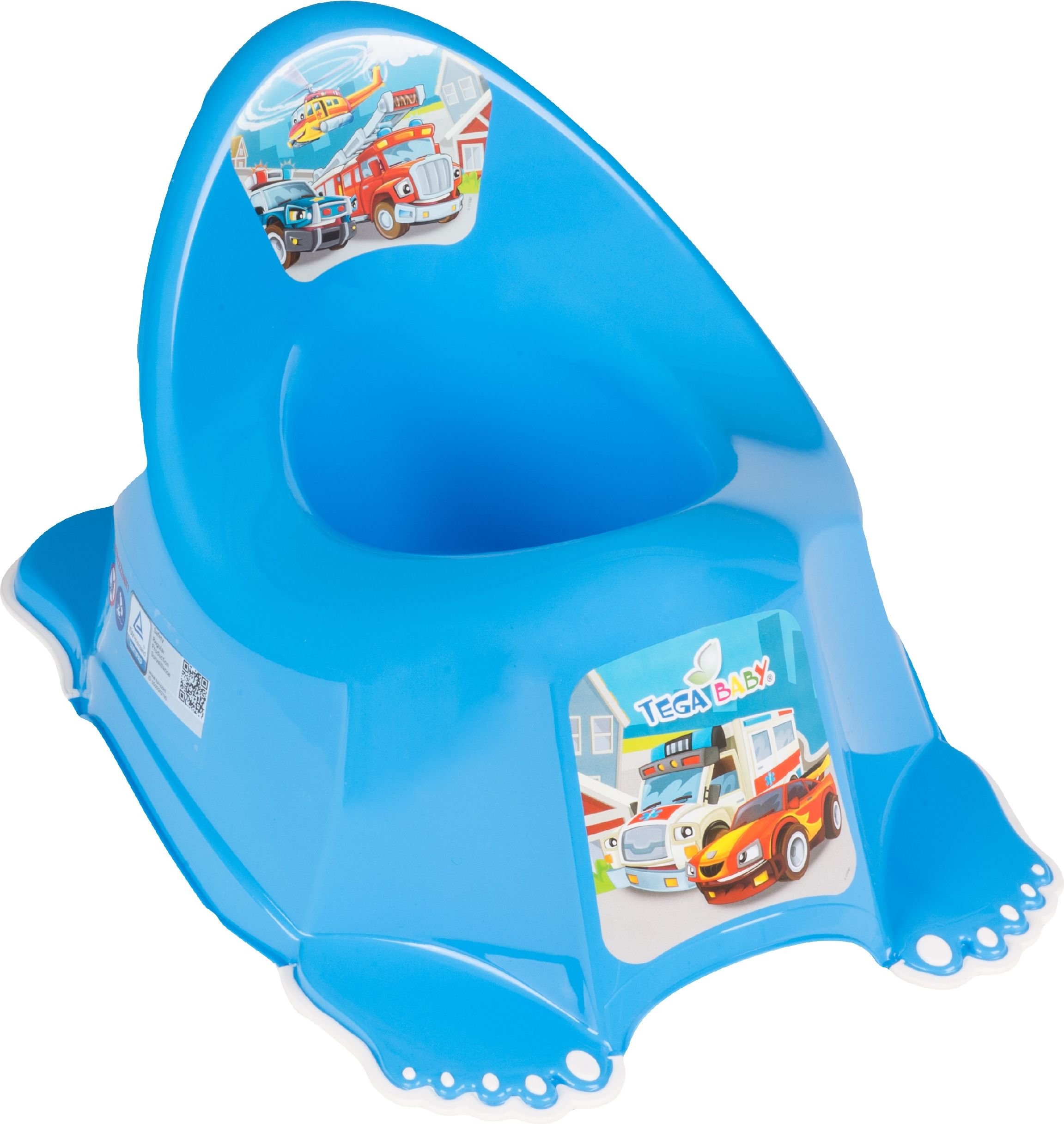 Carucioare antiderapante Tega Baby - albastru (CS-001-120)