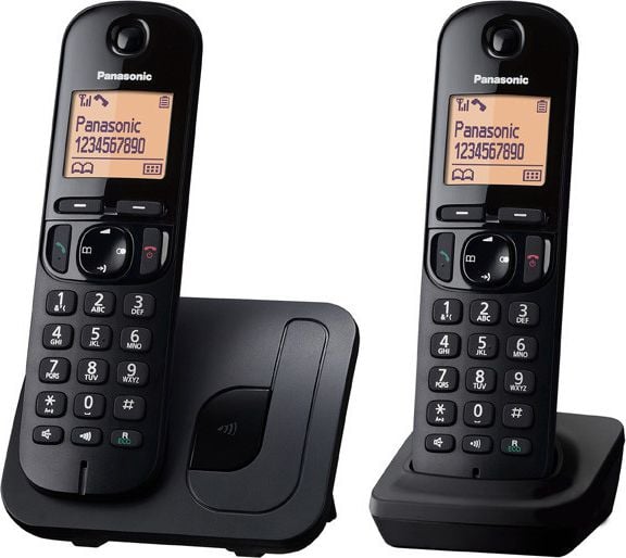 Telefon de birou Panasonic KX-TGC212 negru