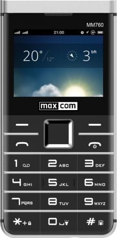 Telefon Mobil Maxcom MM760 Dual SIM negru (MAXCOMMM760BLACK)