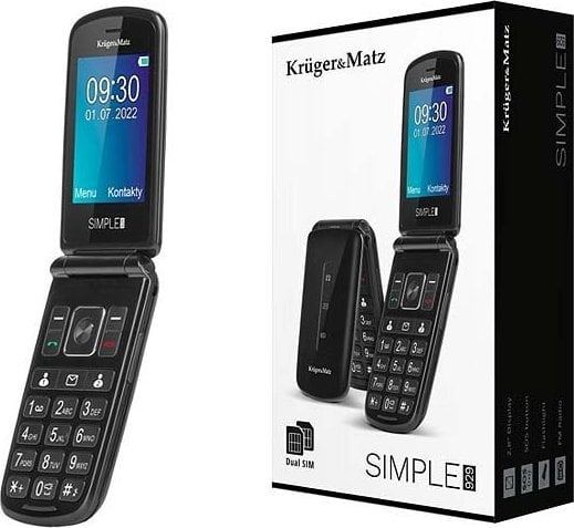 Telefon mobil Vega Simple 929 Fără date Dual SIM Negru
