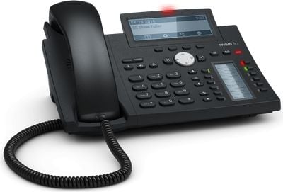 Telefon Snom D345, 12 conturi SIP, negru