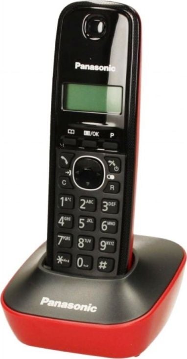 Telefon de birou Panasonic KX-TG1611PDR Roșu