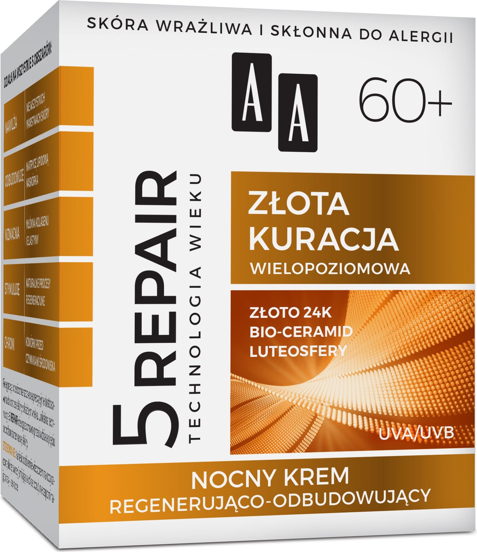 Terapia Tehnologie Age 60+ 5Repair de Aur Crema Regenerating-reconstrucție 50ml noapte