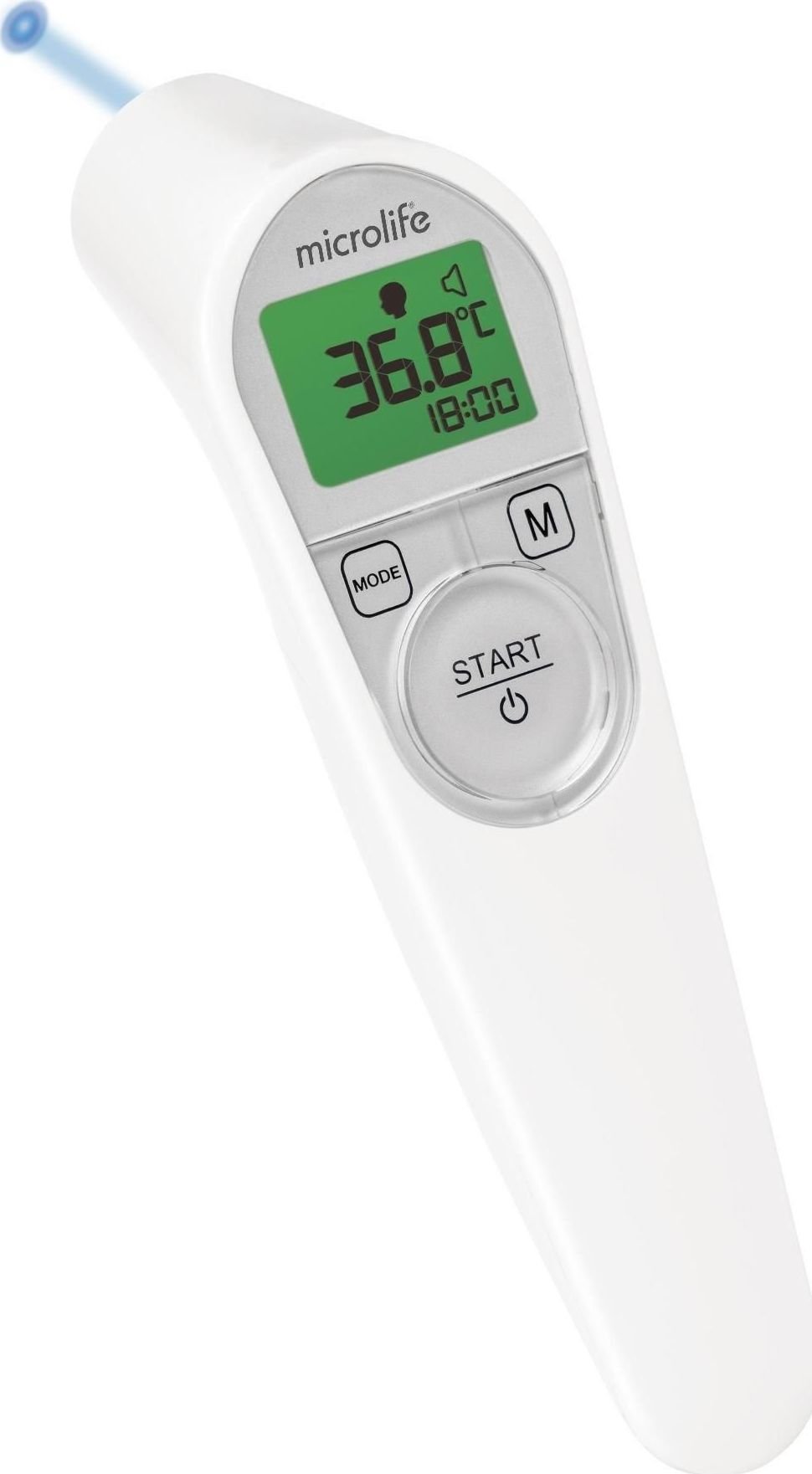 Termometre - Termometru digital non contact Microlife NC 200,1 secundă,frunte, ureche,electronic,2 x AAA