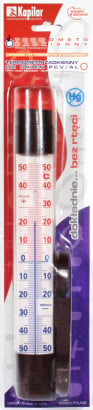 Termometre -  Termometru  mare pentru ferestre din PVC,maro,exterior