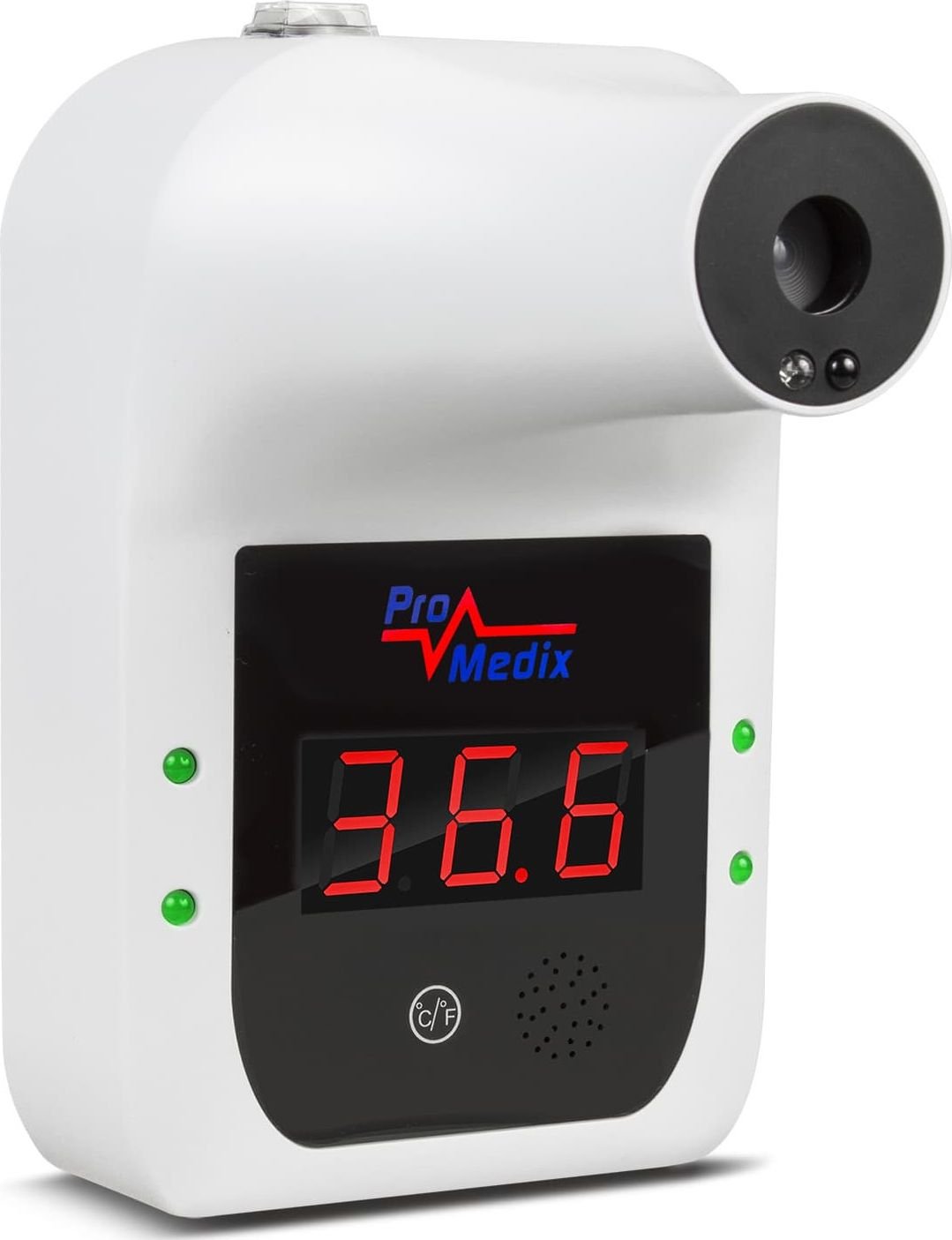 Termometru fara contact, cu infrarosu, Promedix PR-685, alb