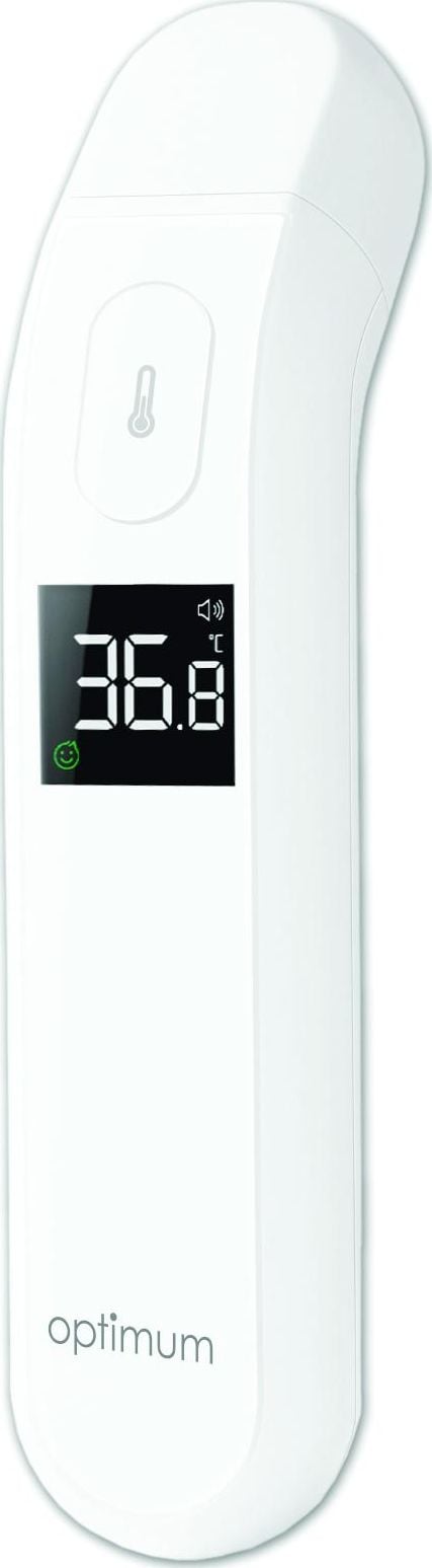 Termometre - Termometru Optimum TE 0200, Afișaj digital iluminat, Alb