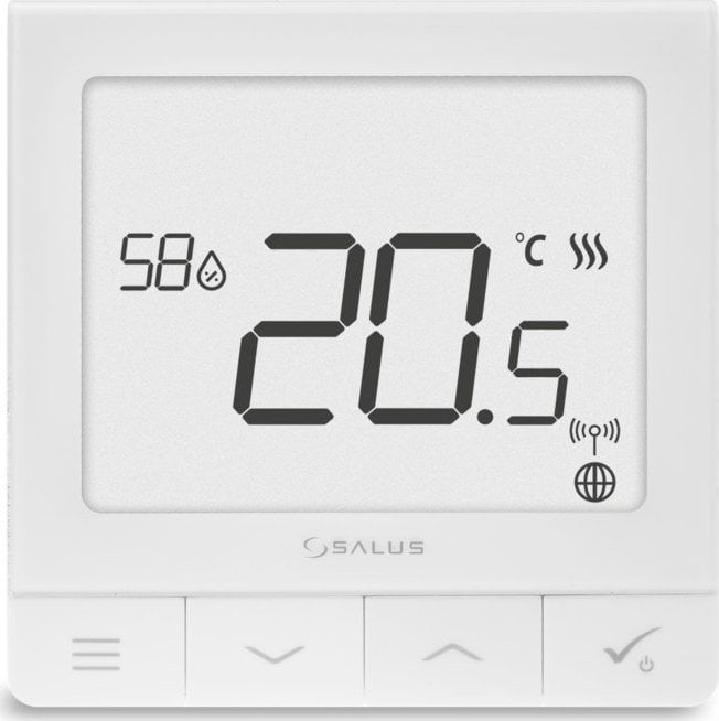 Termostat smart Salus SQ610 Quantum, 230V, Alb