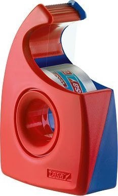 tesa Easy Cut Handabroller bis 33m 19mm rot-blau, leer