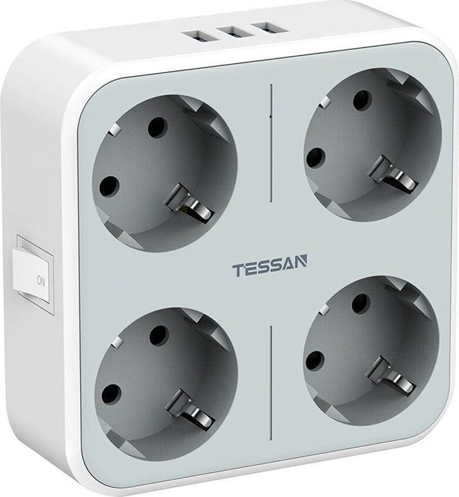 Tessan Gniazdko ścienne Tessan TS-302-DE