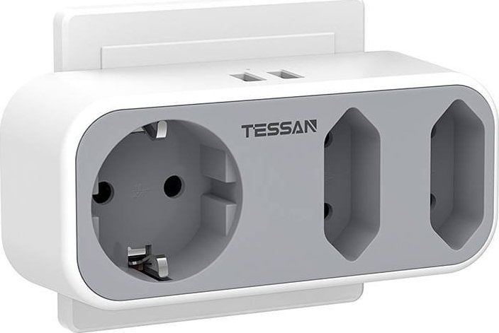 Tessan Gniazdko ścienne Tessan TS-324-DE