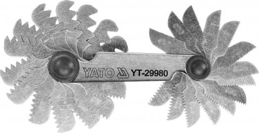 TEST PENTRU YATO COMB TEMPLATES metrice 60 24 0.25-6.0 mm YT-29980