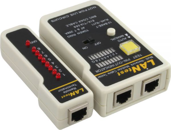 tester de cablu de retea BNC RJ11 RJ45 (79998)