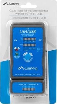 tester de cablu Lanberg NT-0403