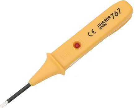 Tester de electricitate FRAZER 767 Basic PROTECH 0538, Galben