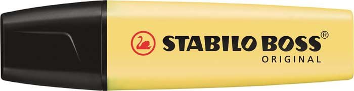 Markere - Textmarker Stabilo Boss Original, galben pastel