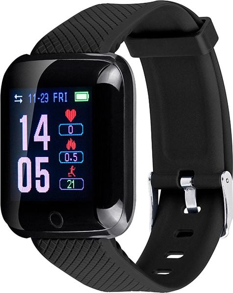 Smartwatch - T-Fit Liman S6 negru (TRAFON46581)