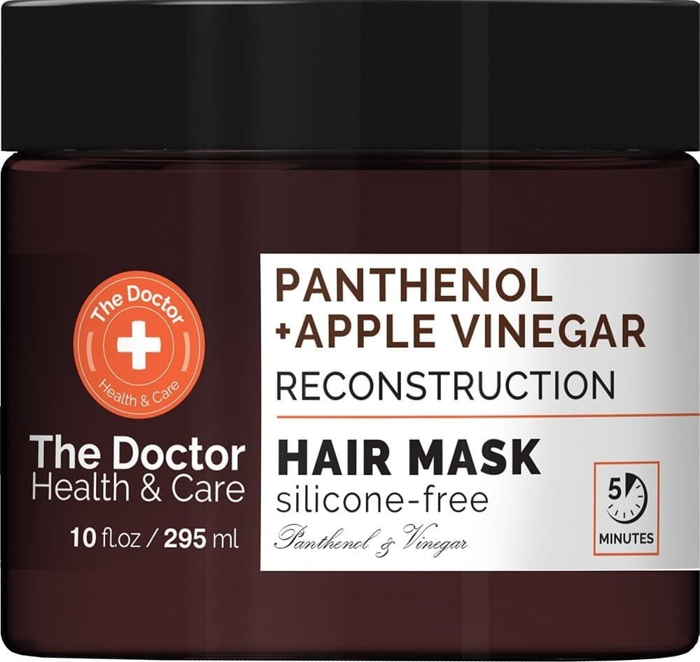 THE DOCTOR_Sănătate &amp; Mască de îngrijire reconstructivă a părului cu Oțet de mere + Pantenol 295ml