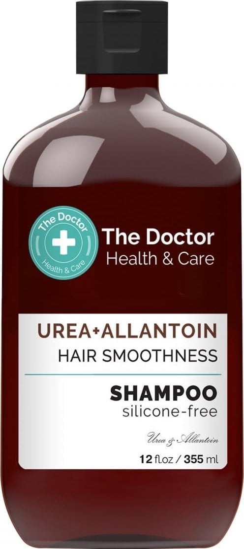 THE DOCTOR_Sănătate &amp; Șampon de îngrijire pentru netezirea părului Uree + Alantoină 355ml