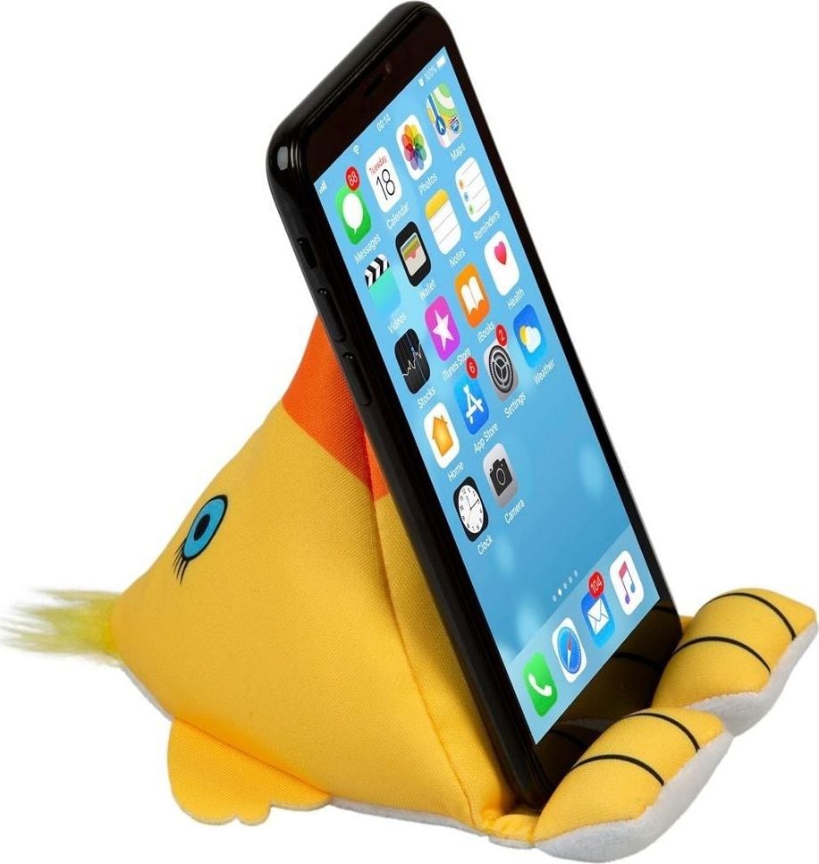 Thinking Gifts Plusheez stand - Duck - suport telefon de pluș