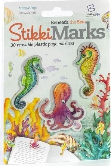 Cadouri de gândire StikkiMarks Under the Sea Semne de carte Apă