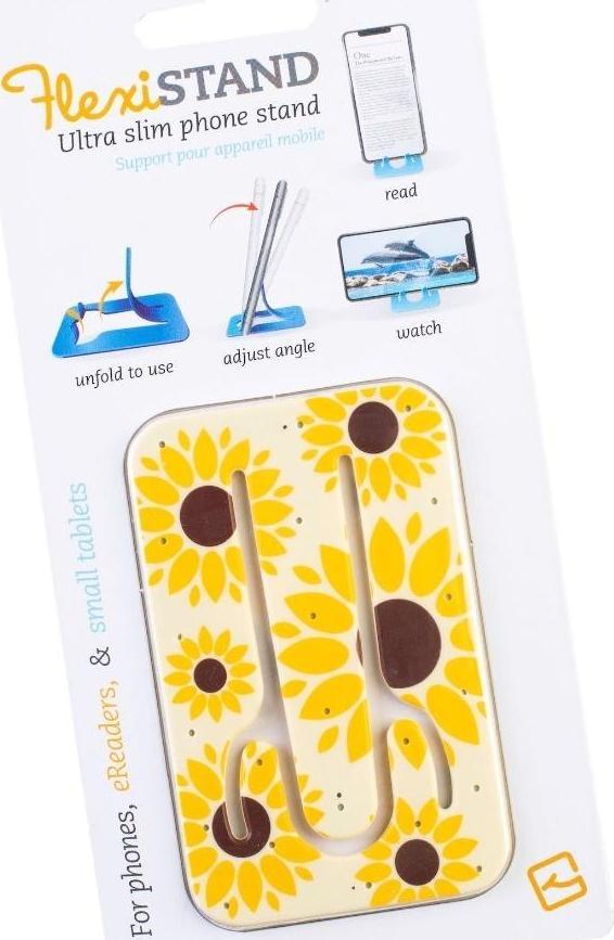 Thinking Gifts Suport pentru telefon FlexiStand - Floarea soarelui