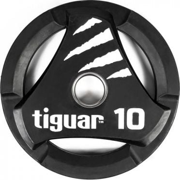 Tiguar tiguar olympic plate PU 10 kg sarcina TI-WTPU01000