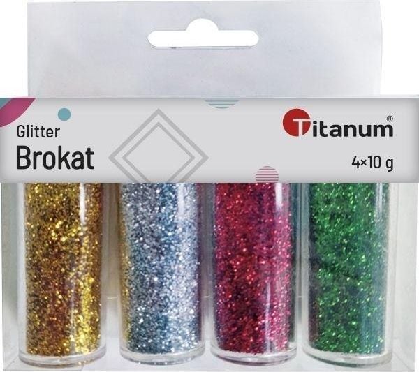 Titanum Glitter amestec liber de 4 culori