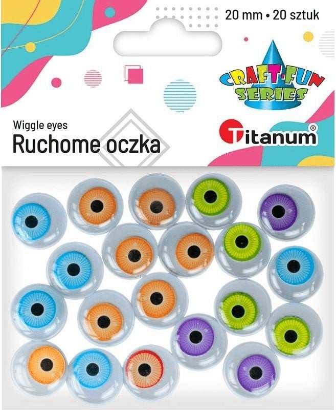 Titan Eyes Animals mix 20mm 20buc