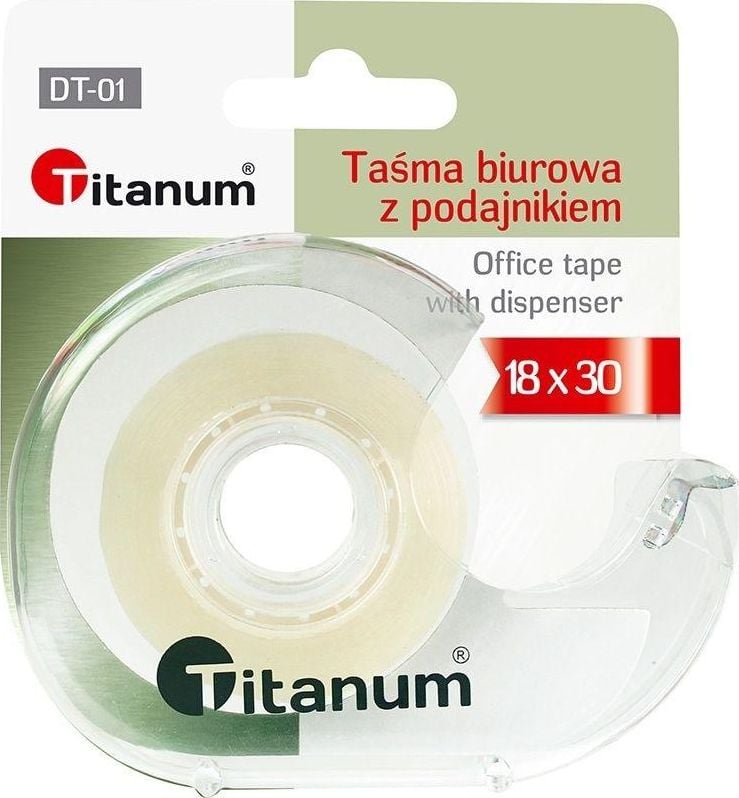 Banda de birou din titan 18mmx30m cu distribuitor