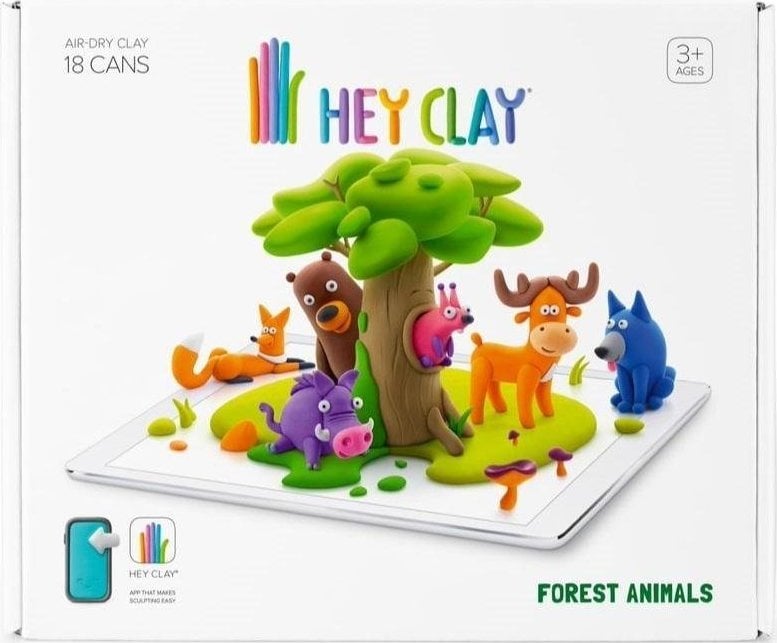 Tm Toys Hey Clay - Masa de plastic Animale de padure HCL18011