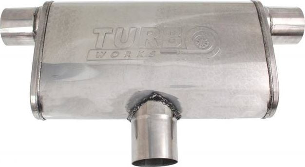 Toba de zgomot media spate TurboWorks 76 mm TurboWorks LT 304SS