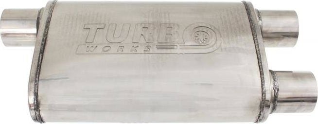 Toba de zgomot media spate TurboWorks 76 mm TurboWorks LT 304SS