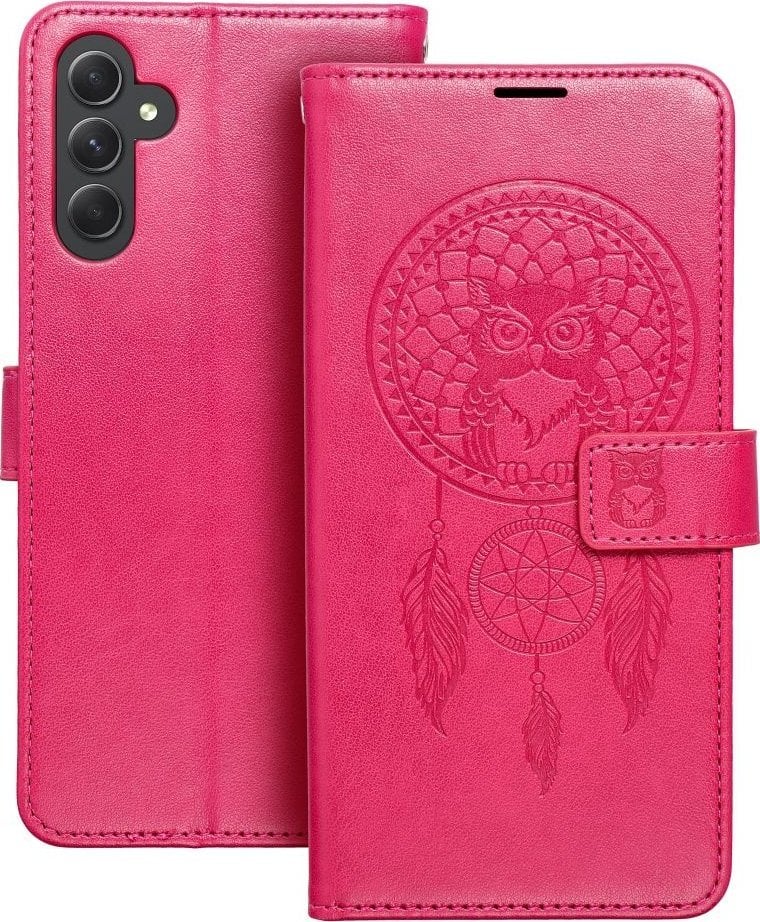 Toc de carte OEM MEZZO pentru SAMSUNG A34 5G Dreamcatcher magenta