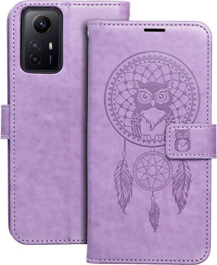 Toc de carte OEM MEZZO pentru XIAOMI Redmi NOTE 12S Dreamcatcher violet