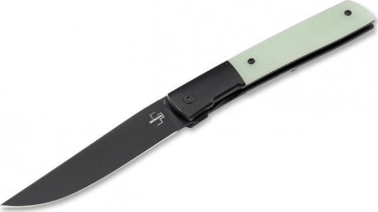 TOGO Knife Bker Plus Urban Trapper Premium G10 Jade