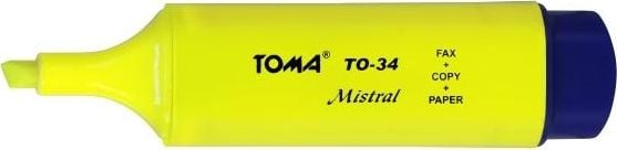 Toma Highlighter Mistral galben (10 buc) TOMA