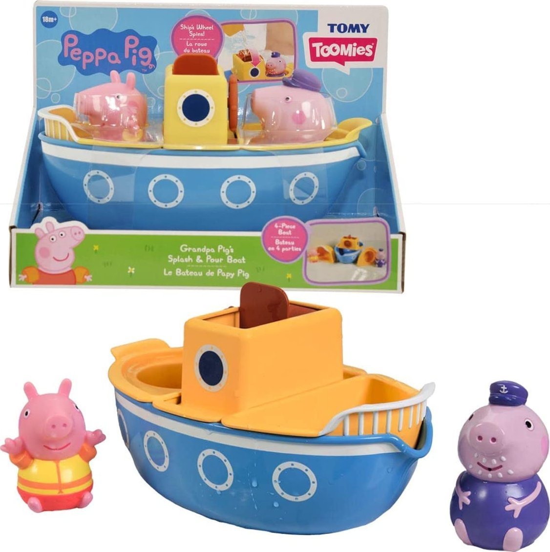 Tomy TOMY TOOMIES - PEPPA PIG - BOAT FUN - E73414