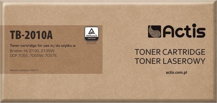 Toner Negru, Actis, Toner, Pentru Brother DCP-7055 Brother HL-2130 Brother HL-2135W Brother DCP-7057E, 1000 pagini